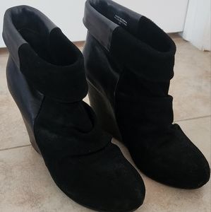 Black Wedges Boots